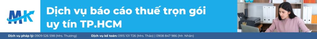 Dịch vụ báo cáo thuế trọn gói uy tín TP.HCM