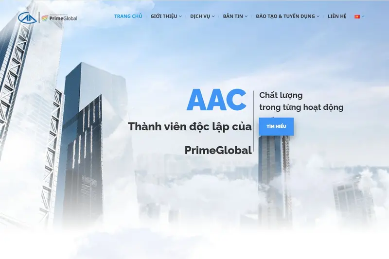 Công ty Kiểm toán và Kế toán AAC - một đơn vị uy tín hiện nay.