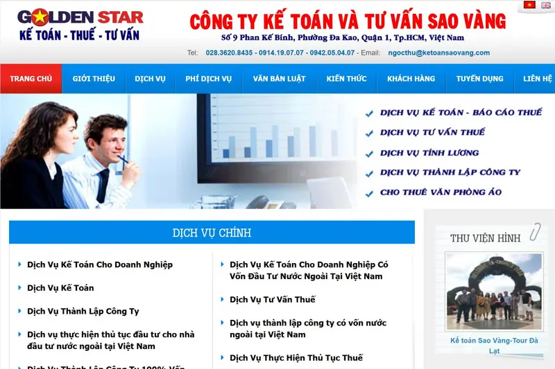 Kế toán Sao Vàng - đơn vị có hơn có nhiều năm kinh nghiệm kế toán và kiểm toán tại TP.HCM.