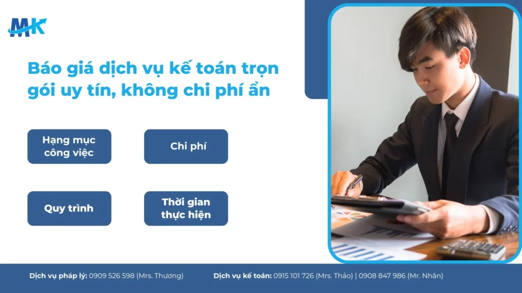 Dịch vụ kế toán – thuế giá rẻ, không chi phí ẩn từ 500.000đ ở TP.HCM