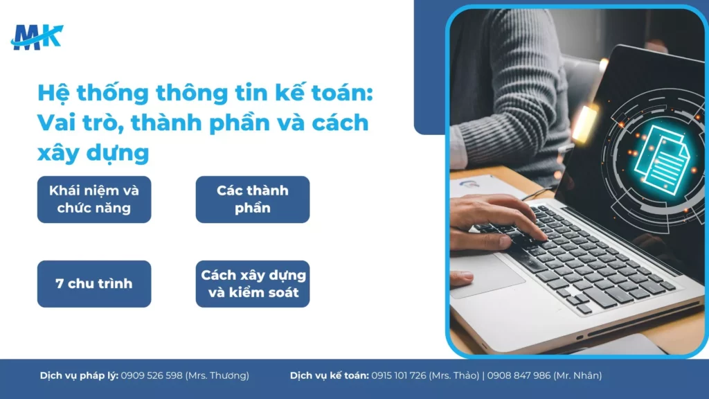 Hệ thống thông tin kế toán: Vai trò, thành phần và cách xây dựng
