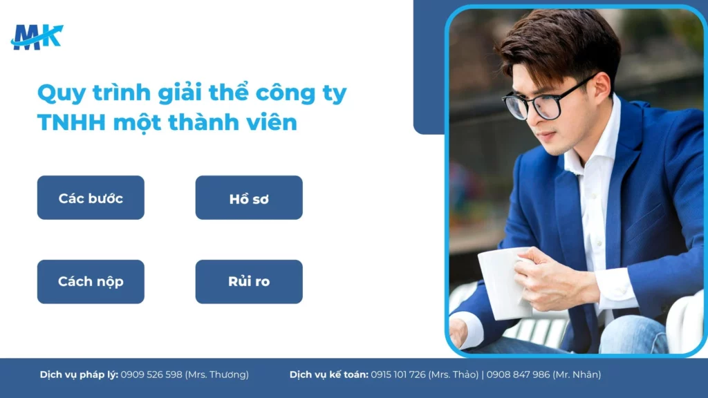 Hồ sơ, quy trình giải thể công ty TNHH MTV và các lưu ý quan trọng