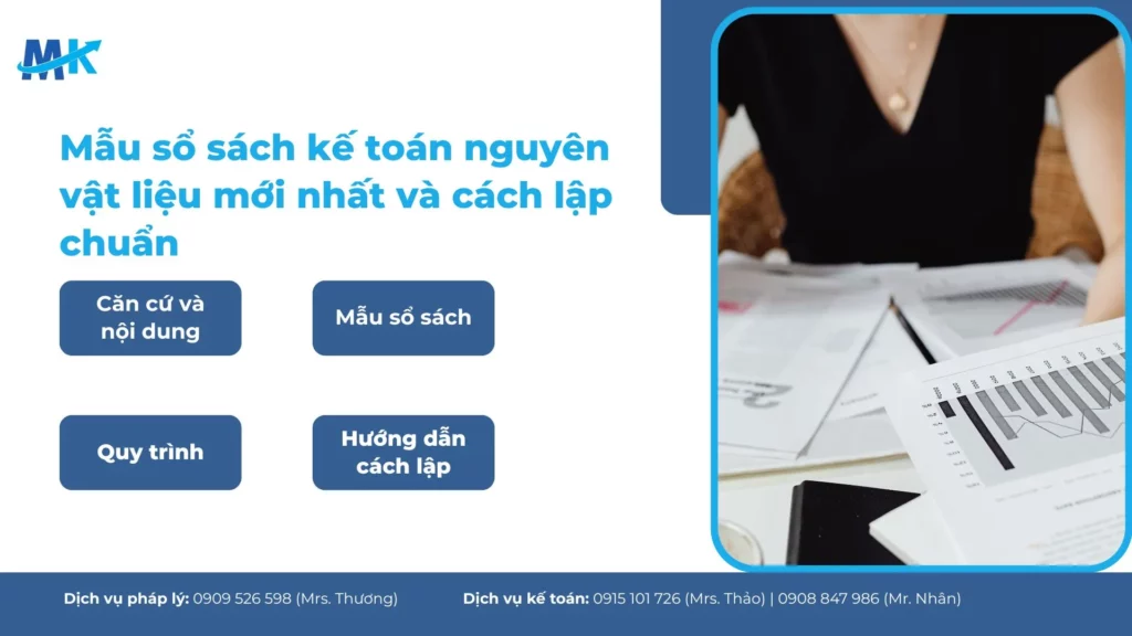 Mẫu sổ sách kế toán nguyên vật liệu mới nhất và cách lập chuẩn
