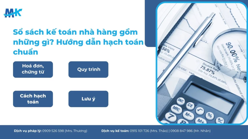Sổ sách kế toán nhà hàng gồm những gì? Hướng dẫn hạch toán chuẩn