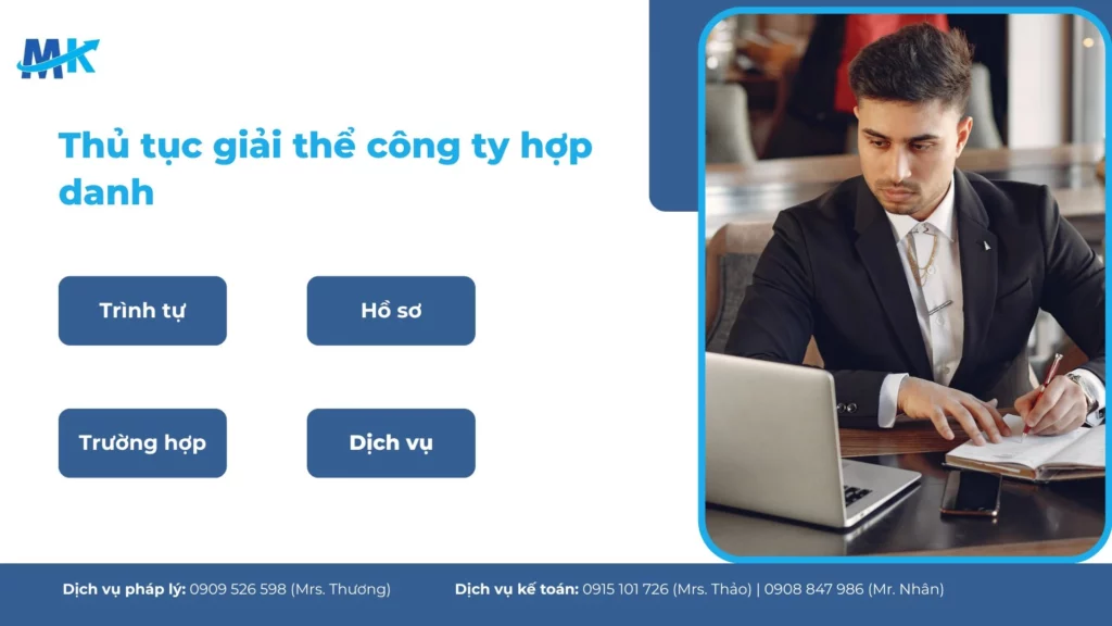 Thủ tục giải thể công ty hợp danh: Hồ sơ, trình tự và lưu ý