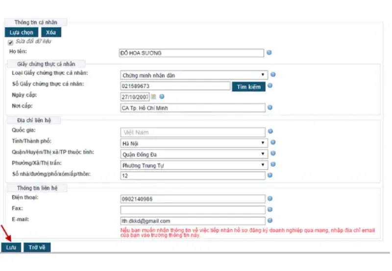 nộp quy trình giải thể qua mạng đúng hạn