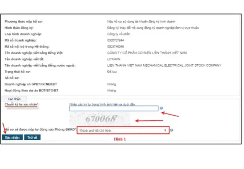 hướng dẫn nộp quy trình giải thể qua mạng
