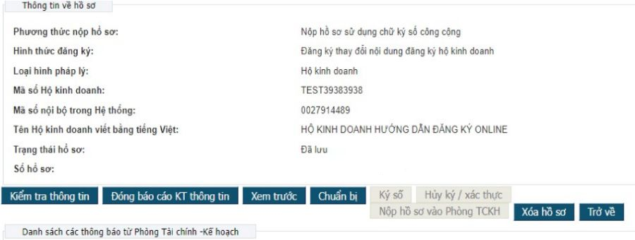 Bước 9: Nhấn “Kiểm tra thông tin” để xác nhận các thông tin đã nhập chính xác