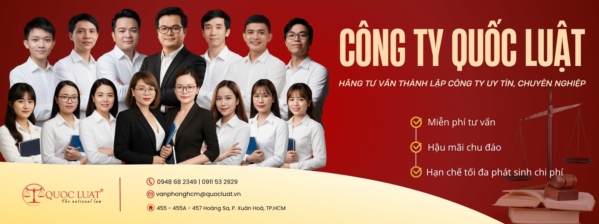 Công ty Quốc Luật cung cấp dịch vụ giải thể trọn gói uy tín