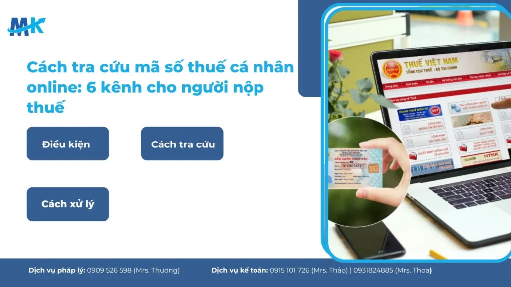 Tổng hợp 7 kênh trong cách tra cứu mã số thuế cá nhân online bằng số căn cước công dân